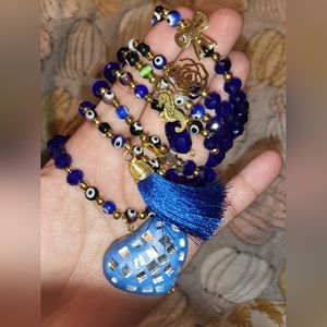 NWOT Handmade Guadalajara Jalisco 7 evil eye bracelets